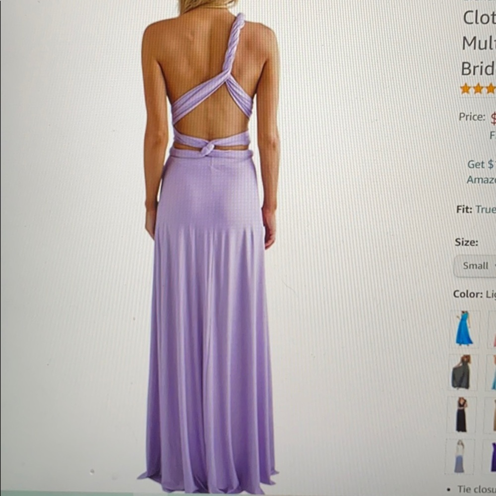 Convertible Wrap Maxi Dress: New with tags